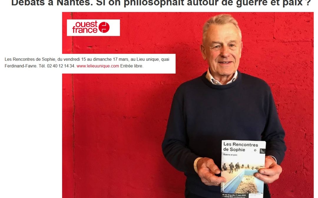 Ouest-France vous encourage chaleureusement à venir ce week-end philosopher ensemble au Lieu Unique de Nantes