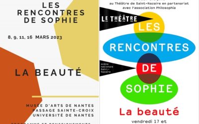 Programme des Rencontres de Sophie « La beauté » 2023 à Nantes et Saint-Nazaire